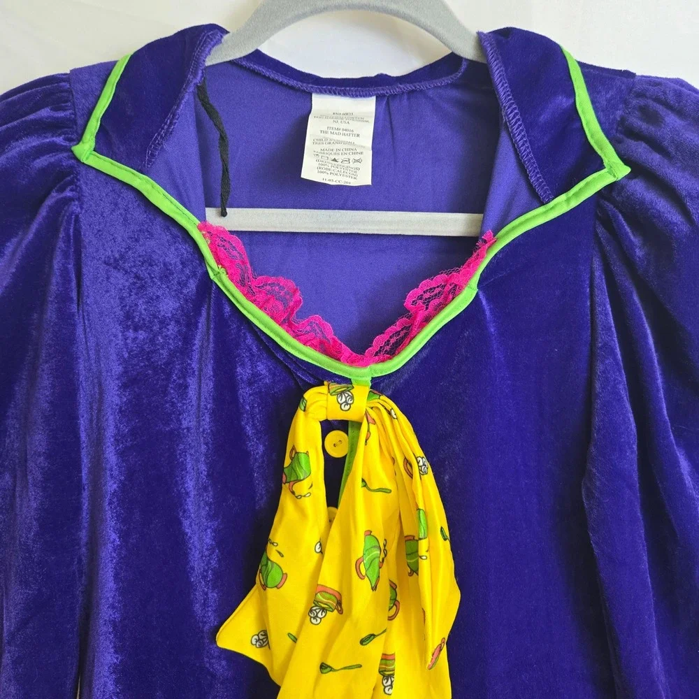Spirit Halloween Mad Hatter Dress Halloween Costume, Child XL (12-14),‎ 04016
